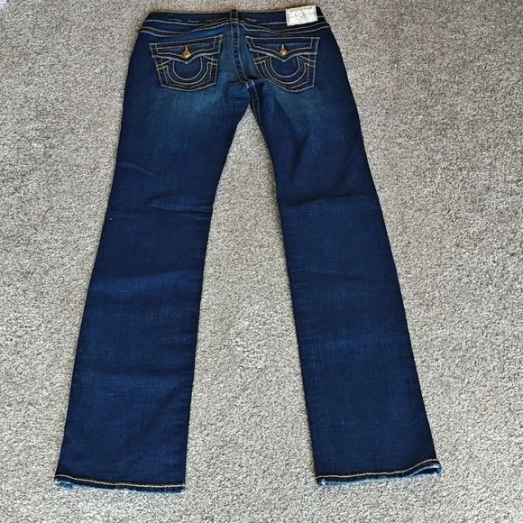 True Religion Jeans Med Lovest Disco Billy Blue Sz 29 - Picture 8 of 8